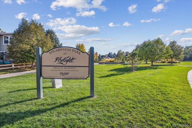 10685 Cherrybrook Cir, Highlands Ranch, CO 80126 - community sign with a lawn