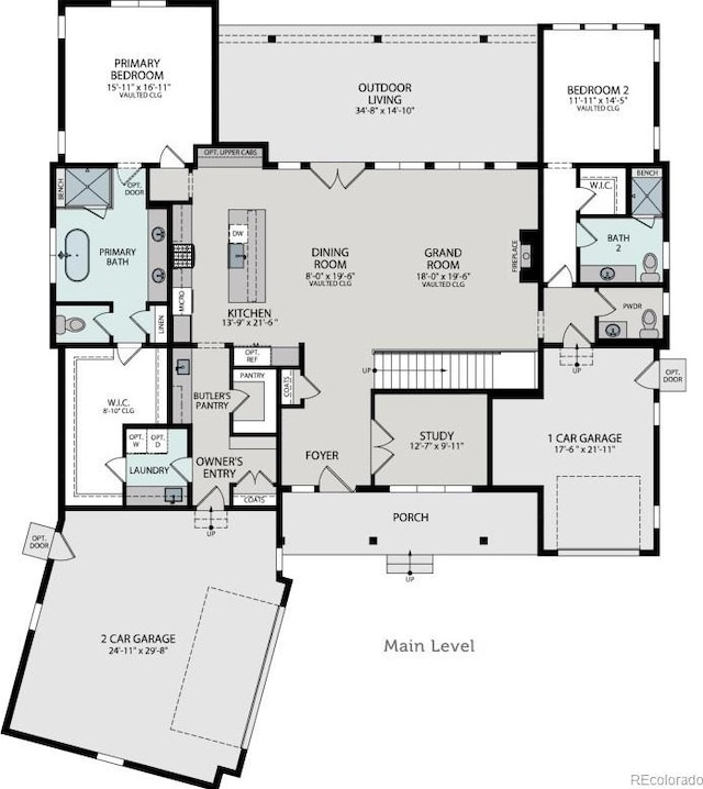 8014 Trinity Peak Ln, Castle Rock, CO 80108 - floor plan / room layout