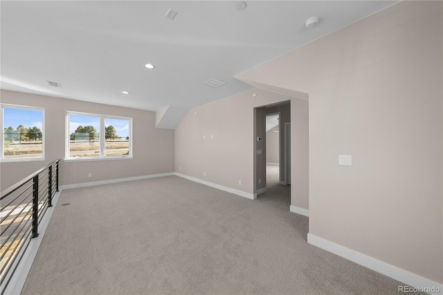 8014 Trinity Peak Ln, Castle Rock, CO 80108 - additional living space featuring light colored carpet, baseboards, and recessed lighting