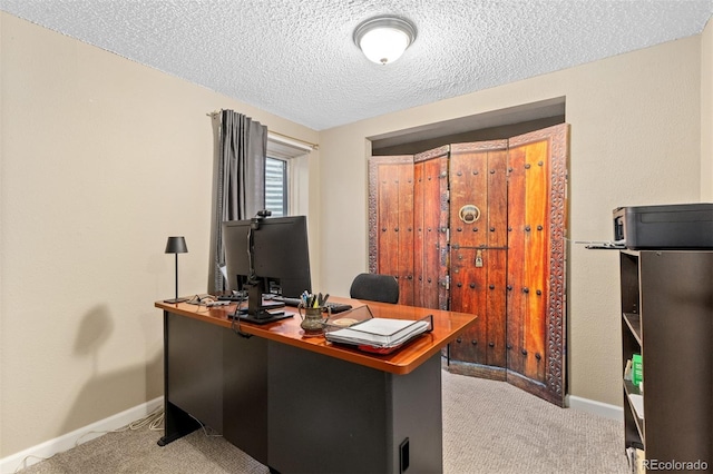 1204 Catalpa Cir, Broomfield, CO 80020 - carpeted office with a textured ceiling and baseboards