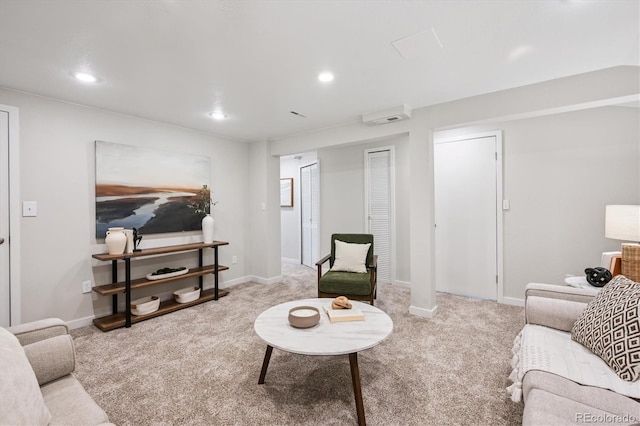 20714 E Buchanan Dr, Aurora, CO 80011 - living room with carpet and recessed lighting