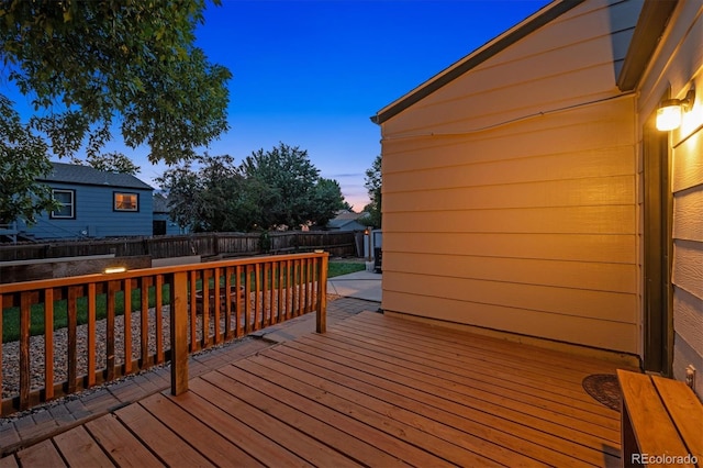 20714 E Buchanan Dr, Aurora, CO 80011 - deck with a fenced backyard
