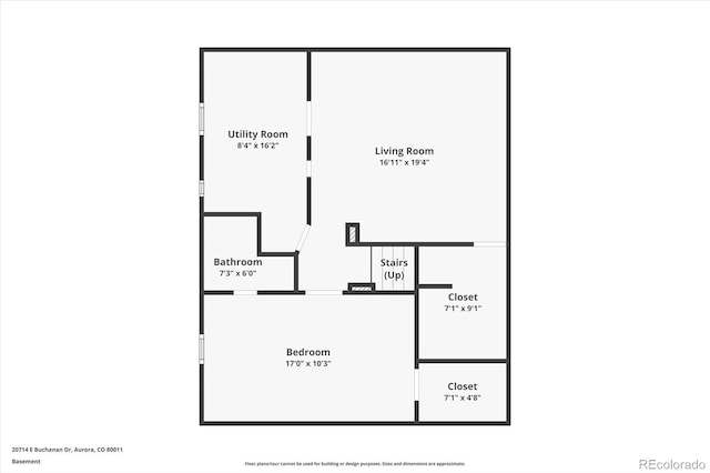 20714 E Buchanan Dr, Aurora, CO 80011 - view of home floor plan