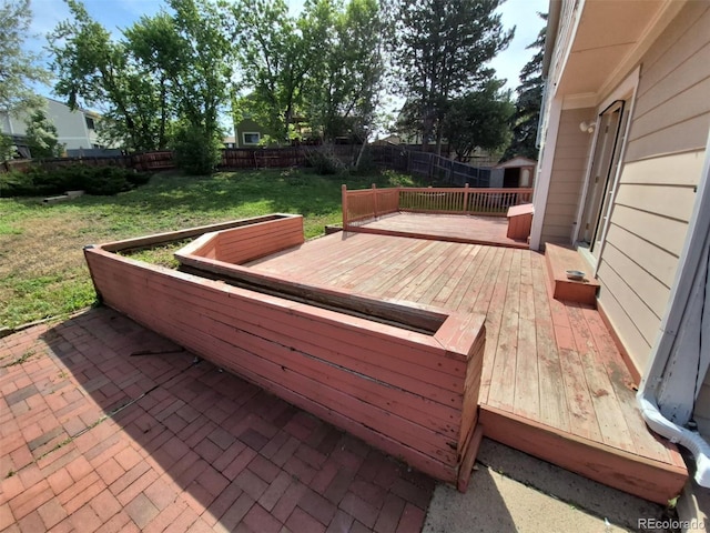 16835 E Harvard Pl, Aurora, CO 80013 - view of wooden deck