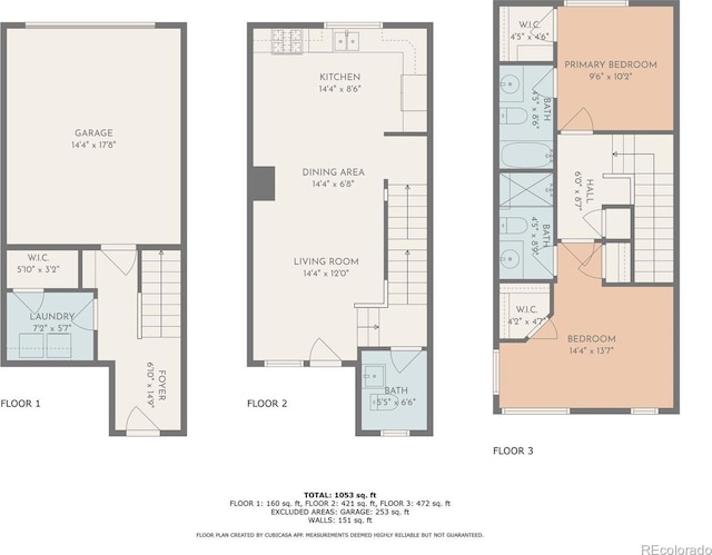 10154 Belvedere Loop, Lone Tree, CO 80124 - view of floor plan / room layout