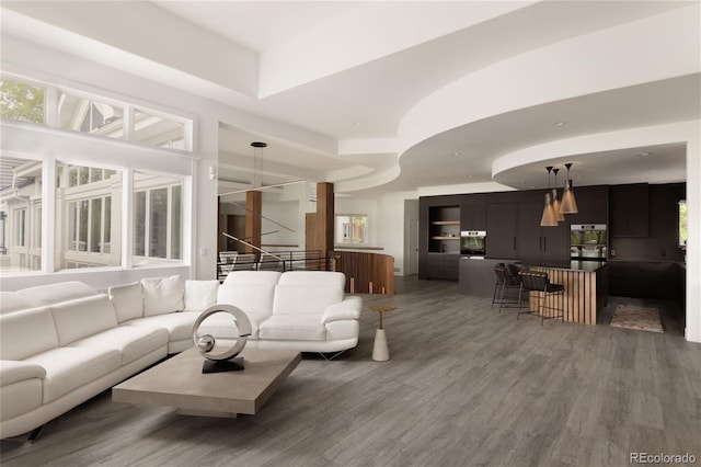 4935 E Preserve Ln, Greenwood Village, CO 80121 - living area with wood finished floors and plenty of natural light