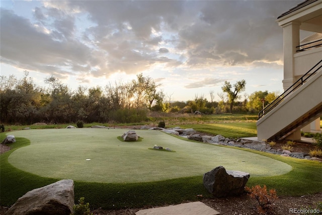 4935 E Preserve Ln, Greenwood Village, CO 80121 - view of community with a putting area