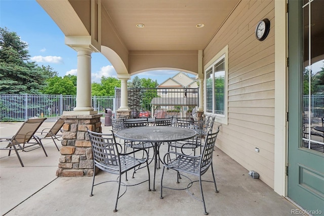 9692 W Coco Cir Unit 304, Littleton, CO 80128 - view of patio with outdoor dining area