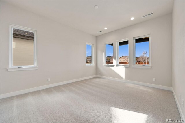 1724 Barefoot Dr, Windsor, CO 80550 - spare room with carpet flooring, baseboards, and recessed lighting