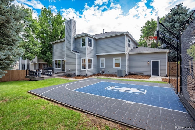 11389 E Maplewood Ave, Englewood, CO 80111 - view of sport court with basketball hoop