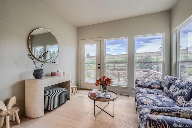 22367 Quail Run Dr, Parker, CO 80138 - living room featuring light wood-style floors
