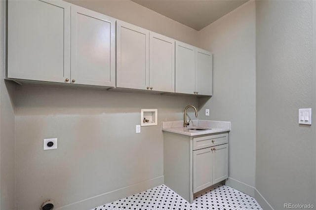 22367 Quail Run Dr, Parker, CO 80138 - laundry area with hookup for a washing machine, electric dryer hookup, and cabinet space