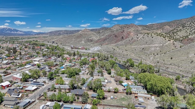403 Scott St, Salida, CO 81201 - aerial view of residential area featuring a mountain backdrop
