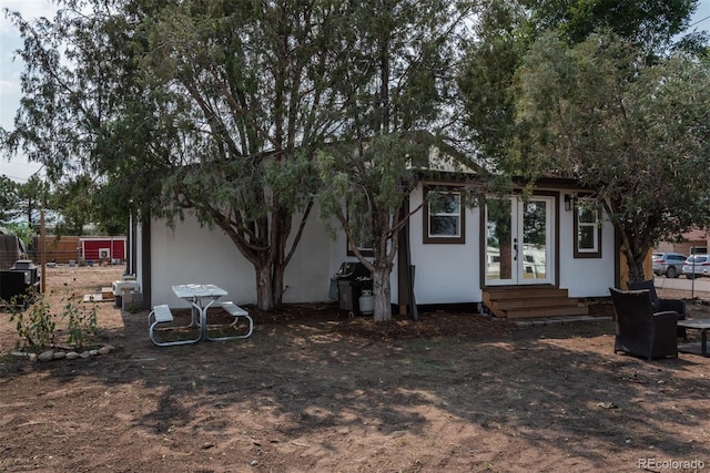 view of rear view of property