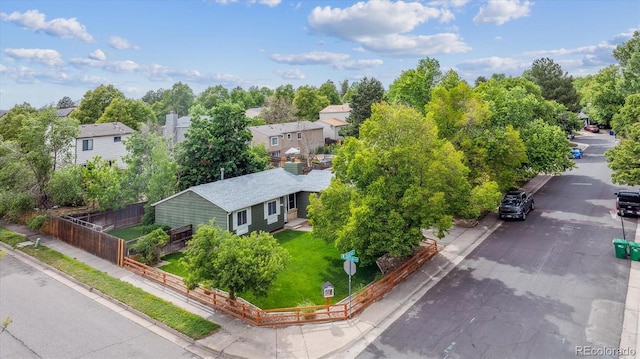 5007 S Richfield Cir, Aurora, CO 80015 - aerial view of residential area featuring a tree filled landscape