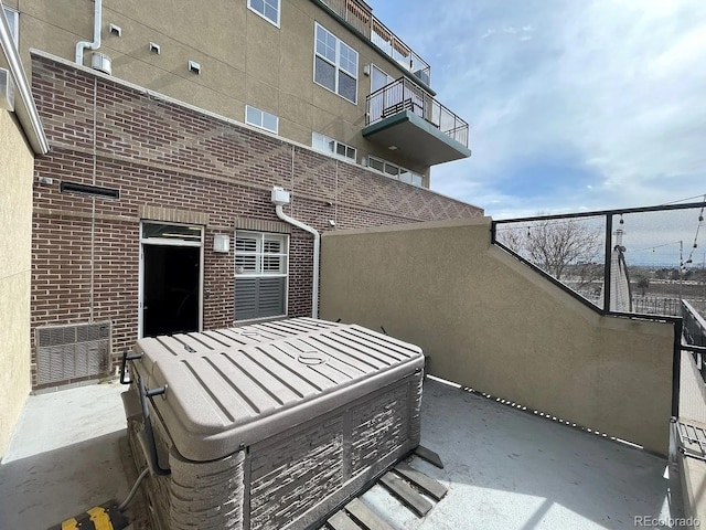 1441 Central St Unit 211, Denver, CO 80211 - view of patio / terrace with a balcony