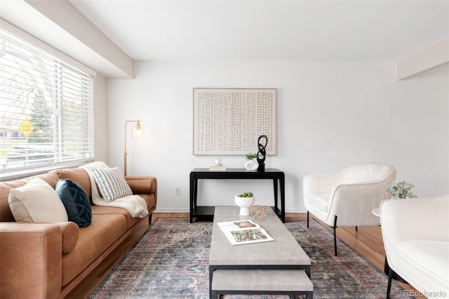 2756 E Euclid Ave, Centennial, CO 80121 - living room featuring dark wood-style flooring and baseboards