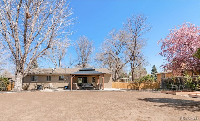 2756 E Euclid Ave, Centennial, CO 80121 - rear view of property featuring a gazebo, stucco siding, and a patio