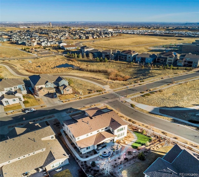 birds eye view of property featuring a residential view