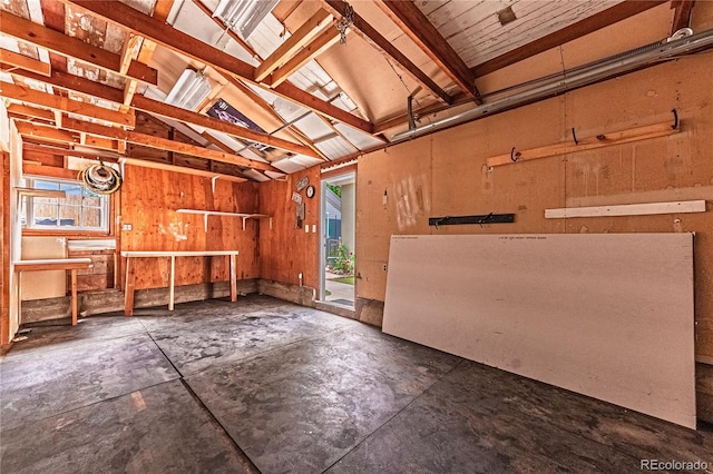 1325 N Foote Ave, Colorado Springs, CO 80909 - garage featuring a workshop area
