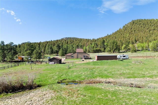 1819 Nova Rd, Pine, CO 80470 - view of mountain background featuring a forest and rural landscape