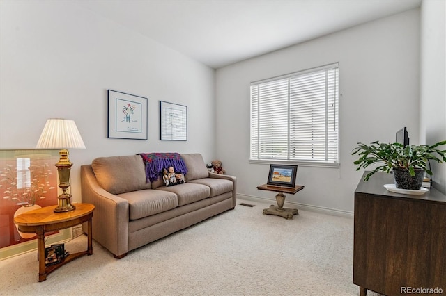 9411 E Hidden Hill Ln, Lone Tree, CO 80124 - living area with baseboards and carpet flooring