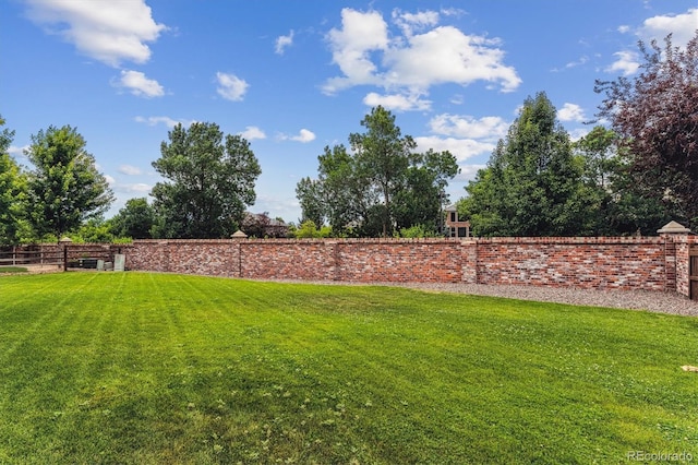 9411 E Hidden Hill Ln, Lone Tree, CO 80124 - view of green lawn