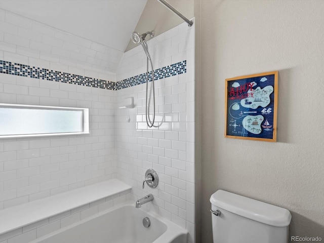 8012 E 50th Dr, Denver, CO 80238 - full bath with  shower combination and lofted ceiling