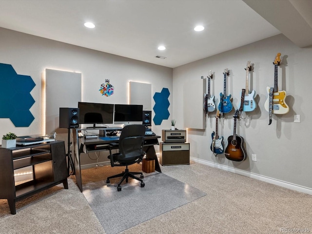 8012 E 50th Dr, Denver, CO 80238 - office space with recessed lighting and carpet floors