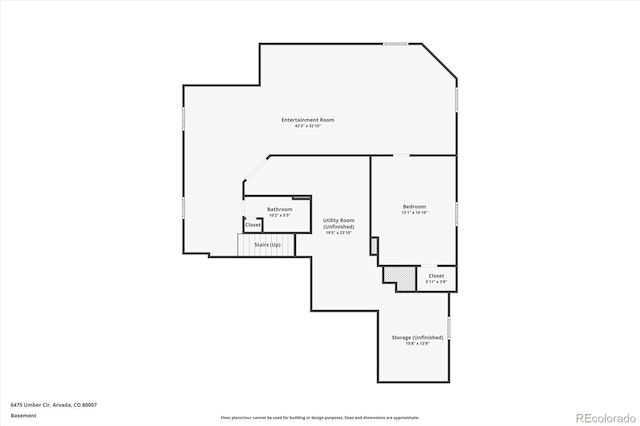 6475 Umber Cir, Arvada, CO 80007 - view of floor plan / room layout