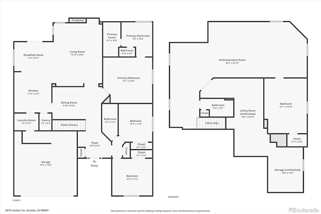 6475 Umber Cir, Arvada, CO 80007 - view of room layout