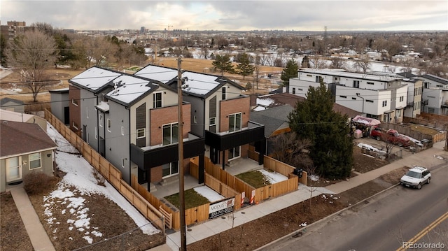 1344 N Knox Ct, Denver, CO 80204 - aerial view of residential area