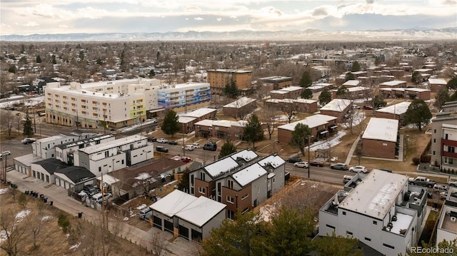 1344 N Knox Ct, Denver, CO 80204 - drone / aerial view of a mountain backdrop