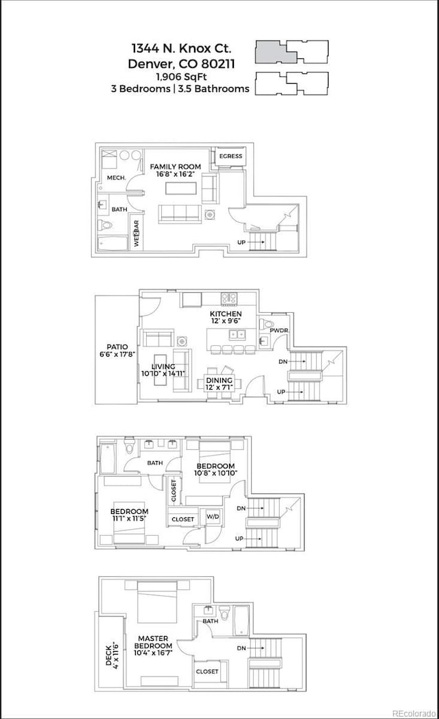 1344 N Knox Ct, Denver, CO 80204 - view of room layout