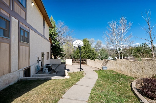 5245 Sapphire Dr, Colorado Springs, CO 80918 - view of yard with cooling unit and a patio