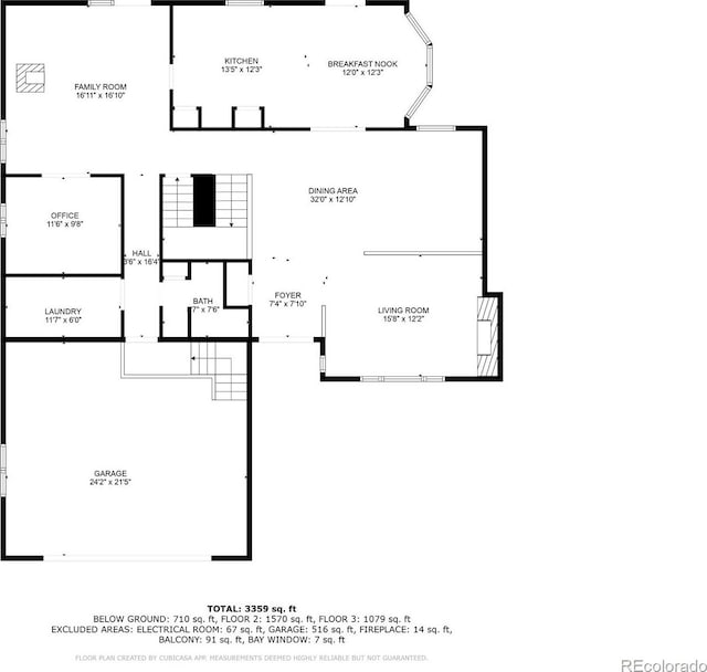 5245 Sapphire Dr, Colorado Springs, CO 80918 - property floor plan