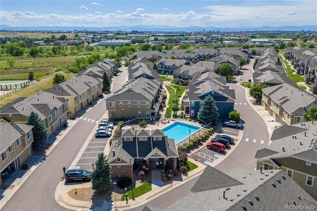 16179 E Geddes Ln Unit 96, Aurora, CO 80016 - aerial perspective of suburban area featuring a pool area