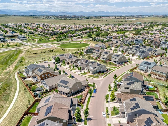 14565 Vancouver Pl, Parker, CO 80134 - aerial view of residential area featuring mountains