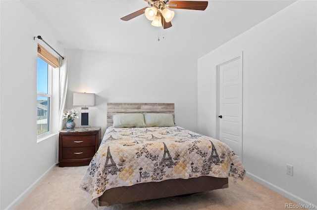 6454 Leathers Ln, Parker, CO 80134 - bedroom with light carpet and ceiling fan
