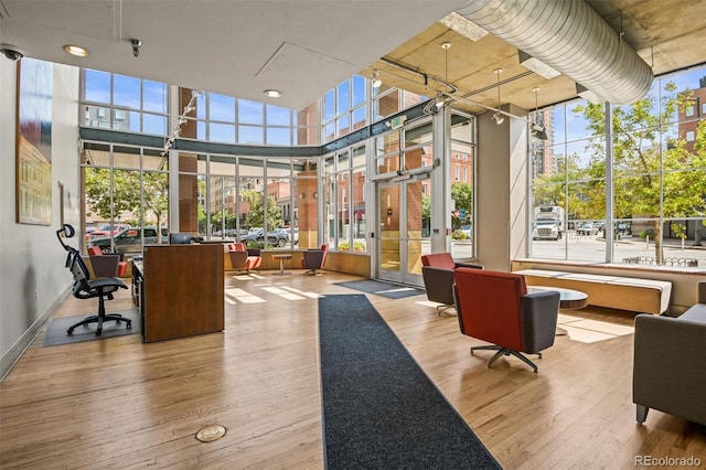 view of community lobby