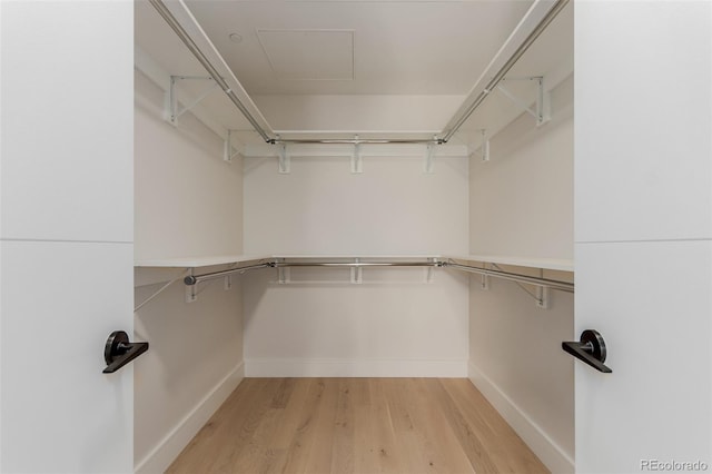 1901 Wazee St Unit 707, Denver, CO 80202 - spacious closet with light wood-style flooring