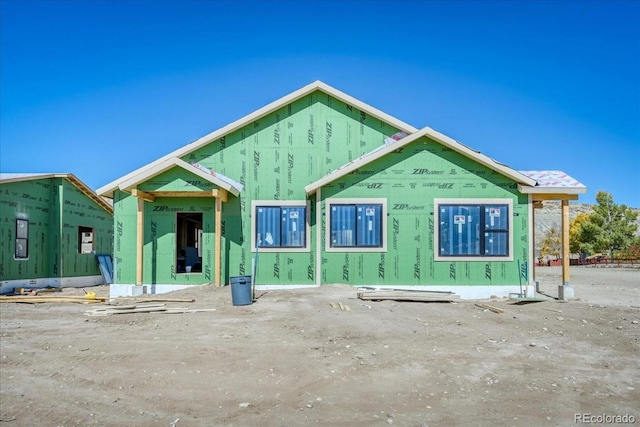 view of rear view of house