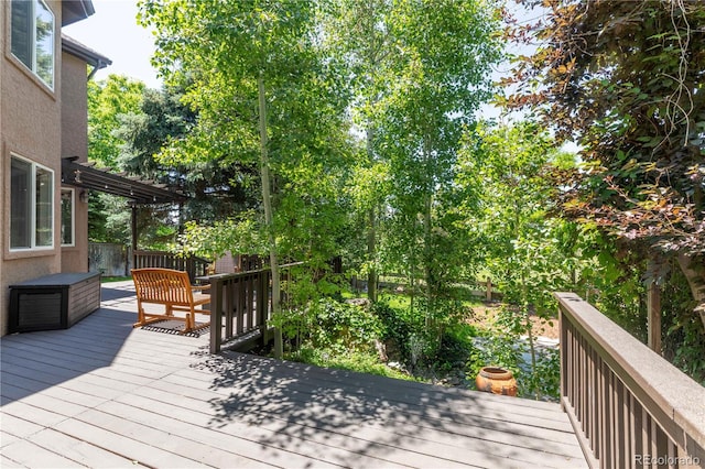 2675 Timberchase Trl, Highlands Ranch, CO 80126 - view of wooden deck