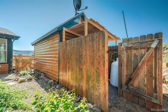 view of outbuilding