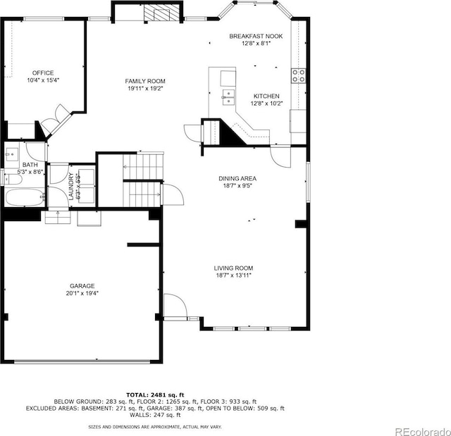 20710 E Princeton Pl, Aurora, CO 80013 - view of room layout