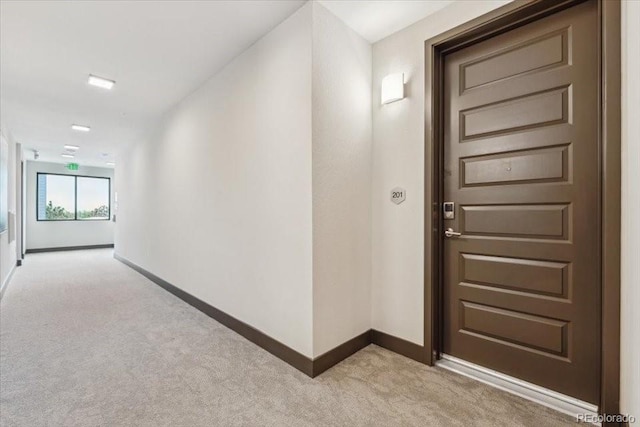 485 Interlocken Blvd Unit 201, Broomfield, CO 80021 - corridor with light colored carpet and baseboards