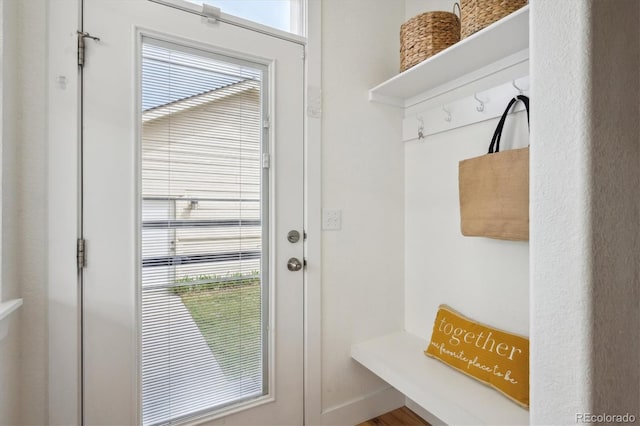 view of mudroom