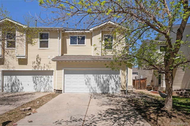 view of front of house featuring a garage and driveway