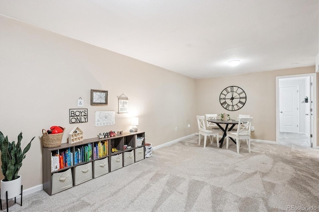 700 Prairie Ridge Rd, Highlands Ranch, CO 80126 - rec room with carpet flooring and baseboards