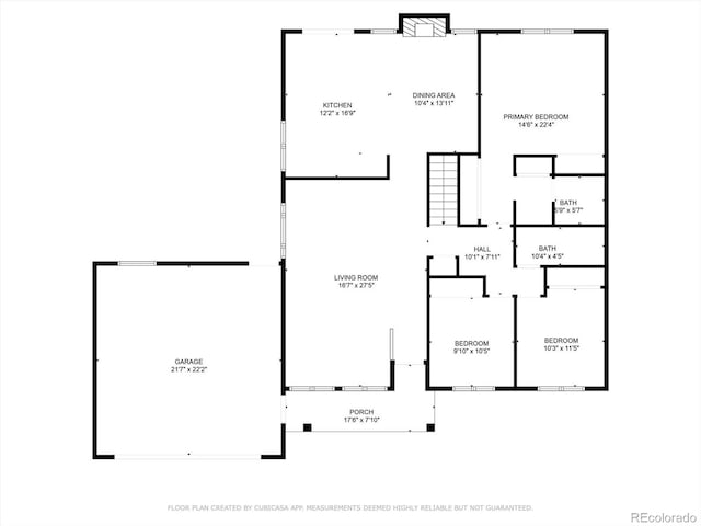 700 Prairie Ridge Rd, Highlands Ranch, CO 80126 - view of floor plan / room layout